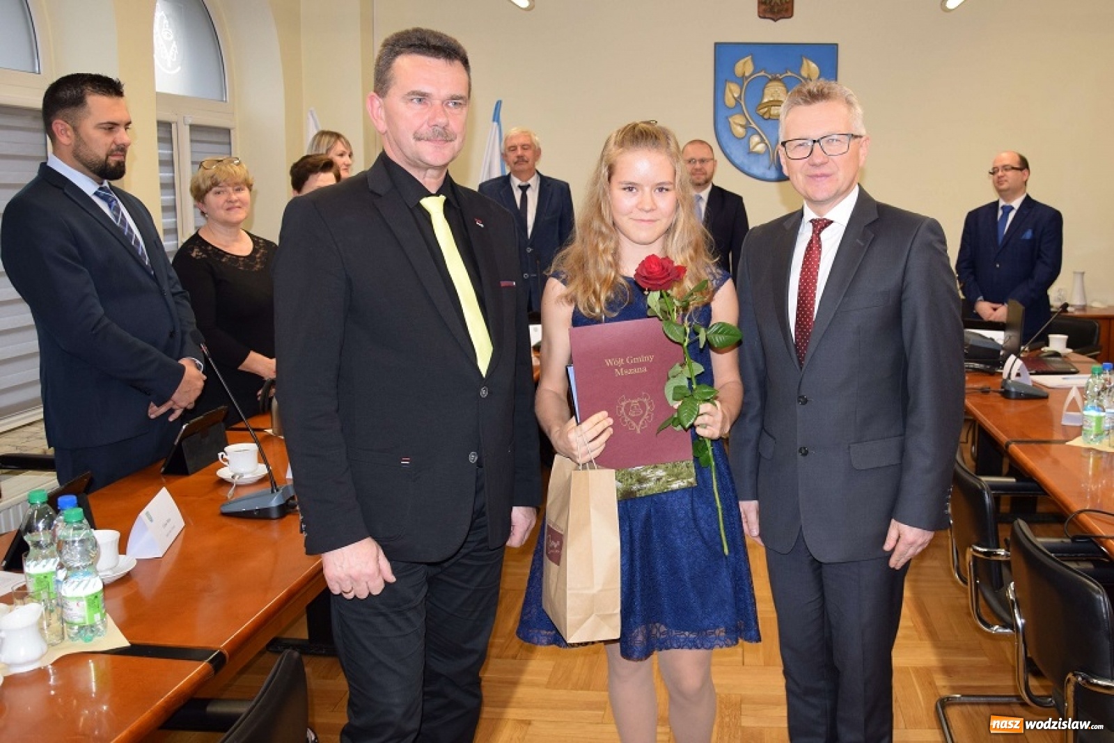 Zdjęcie w galerii na portalu naszwodzislaw.com: Sesja Gminy Mszana z nagrodami dla najlepszych sportowców wiadomości z regionu