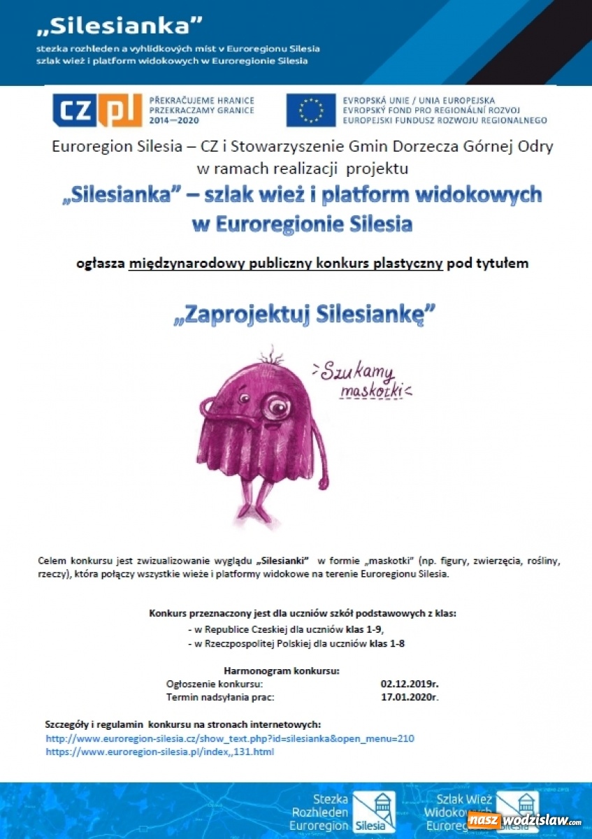 Zdjęcie w galerii na portalu naszwodzislaw.com: Zaprojektuj Silesiankę. Konkurs plastyczny dla uczniów szkół podstawowych wiadomości z regionu