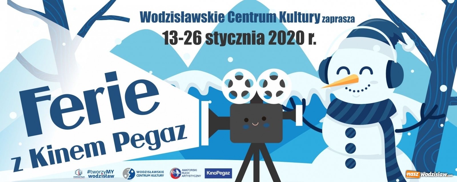 Zdjęcie w galerii na portalu naszwodzislaw.com: Ferie w WCK z Kinem Pegaz wiadomości z regionu