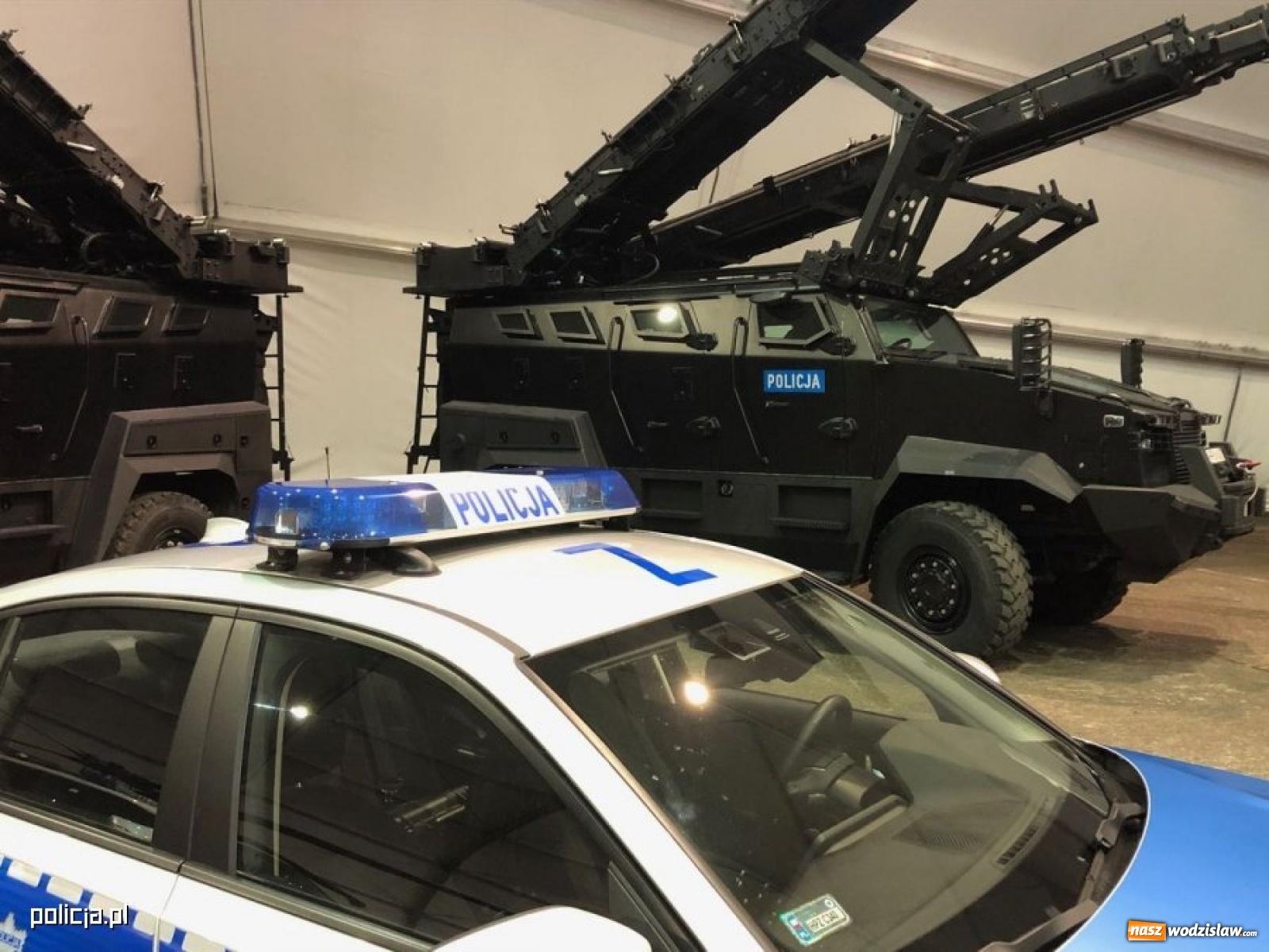 Zdjęcie w galerii na portalu naszwodzislaw.com: Polska policja chwali się nowoczesnym sprzętem [FOTO i WIDEO] wiadomości z regionu