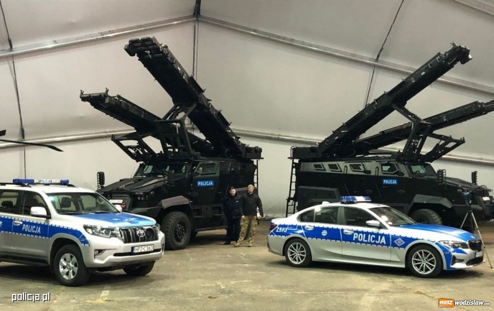 Zdjęcie w galerii na portalu naszwodzislaw.com: Polska policja chwali się nowoczesnym sprzętem [FOTO i WIDEO] wiadomości z regionu