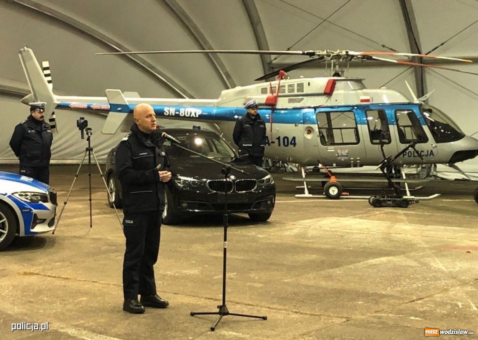 Zdjęcie w galerii na portalu naszwodzislaw.com: Polska policja chwali się nowoczesnym sprzętem [FOTO i WIDEO] wiadomości z regionu