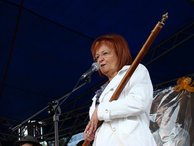 Zdjęcie w galerii na portalu naszwodzislaw.com: Flaga Polski i laska skautowska wiadomości z regionu