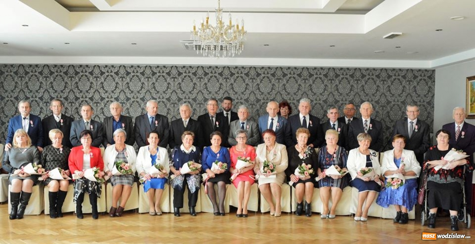 Zdjęcie w galerii na portalu naszwodzislaw.com: Razem idą przez życie. Małżeńskie jubileusze w Wodzisławiu Śląskim wiadomości z regionu