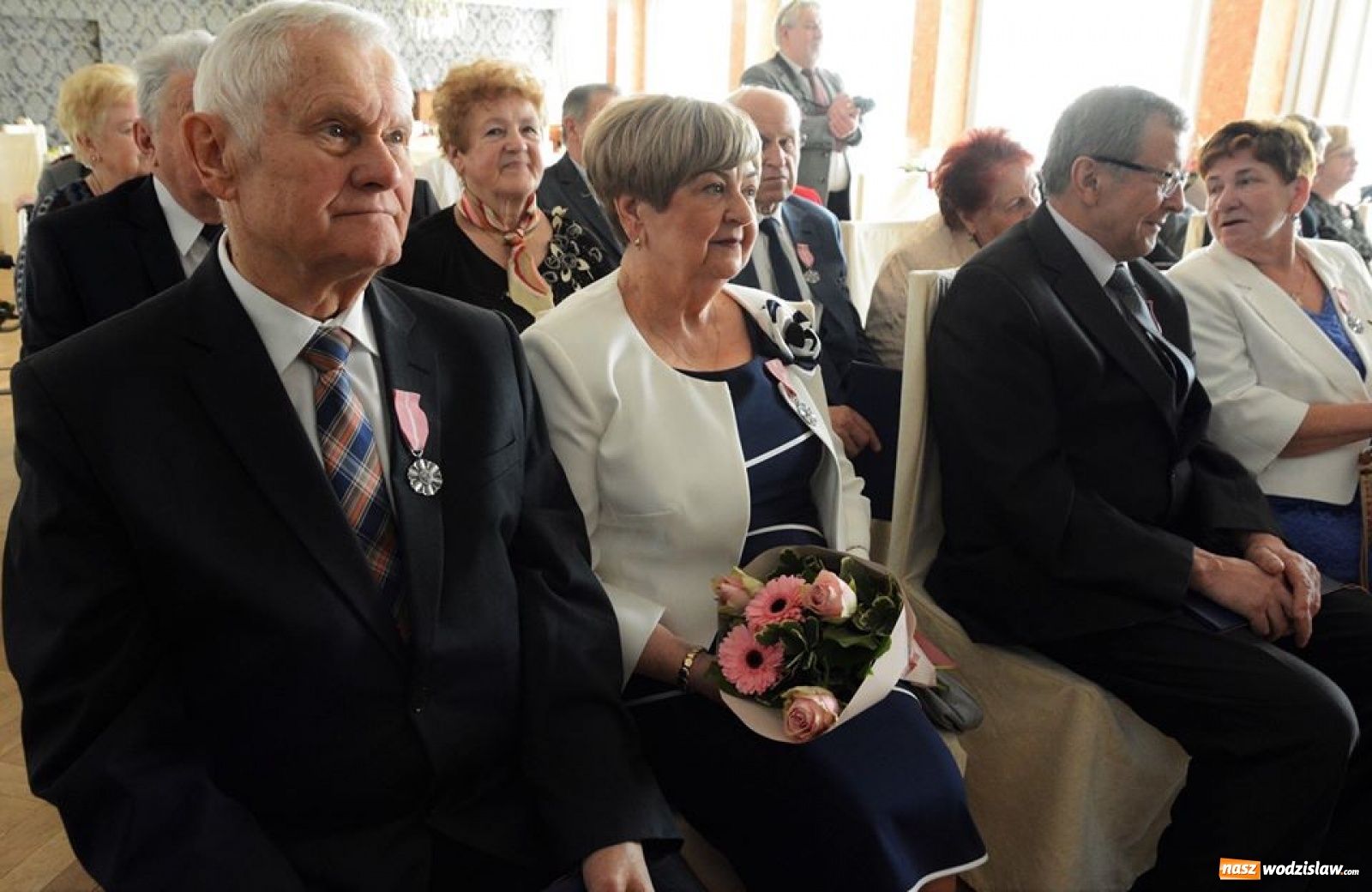 Zdjęcie w galerii na portalu naszwodzislaw.com: Razem idą przez życie. Małżeńskie jubileusze w Wodzisławiu Śląskim wiadomości z regionu