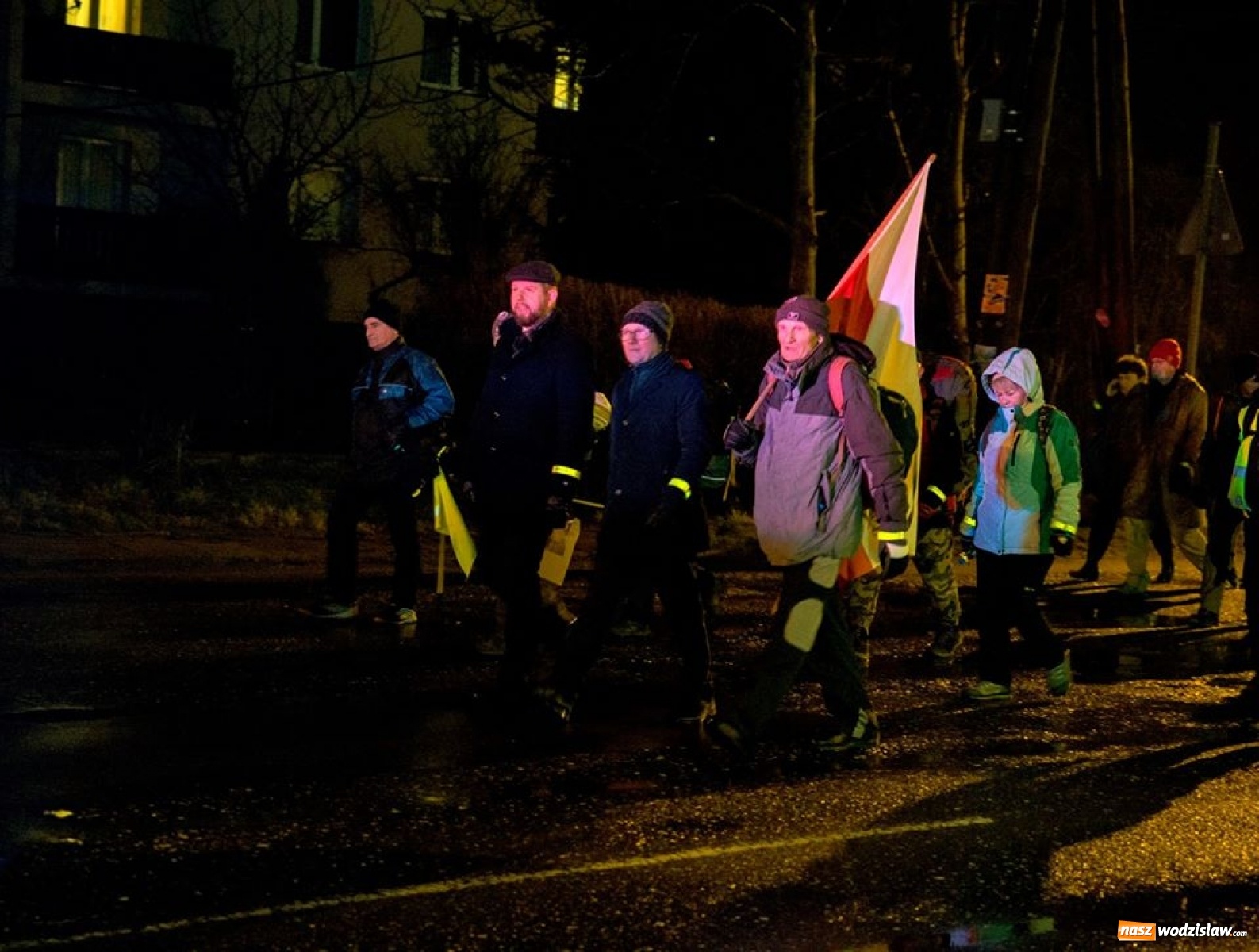 Zdjęcie w galerii na portalu naszwodzislaw.com: Uczcili 75. rocznicę Marsz Śmierci [FOTO] wiadomości z regionu