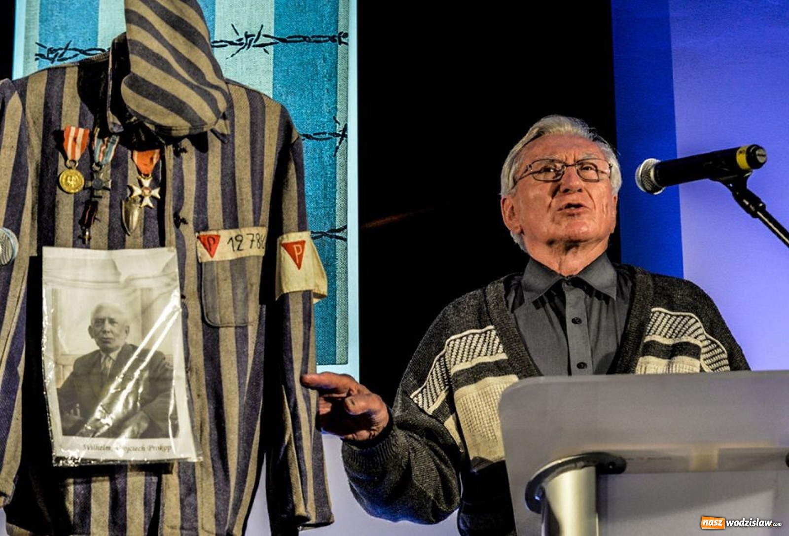 Zdjęcie w galerii na portalu naszwodzislaw.com: Uczcili 75. rocznicę Marsz Śmierci [FOTO] wiadomości z regionu