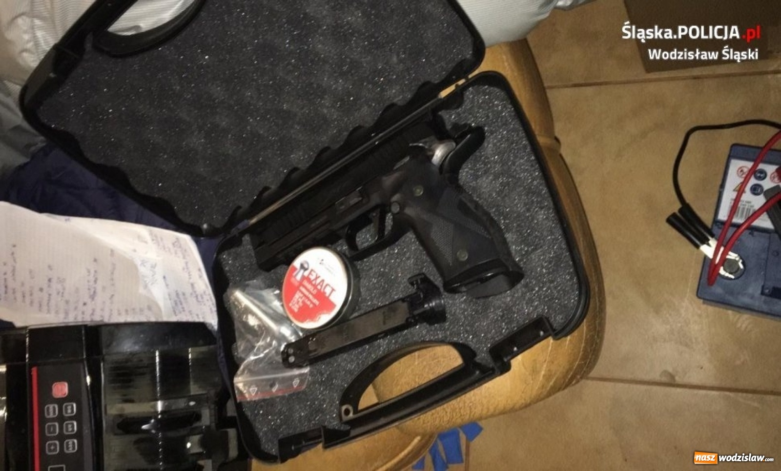 Zdjęcie w galerii na portalu naszwodzislaw.com: Policjanci zlikwidowali laboratorium do produkcji metamfetaminy [FOTO] wiadomości z regionu