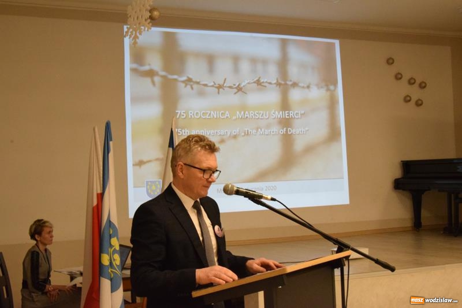 Zdjęcie w galerii na portalu naszwodzislaw.com: Tak Mszana uczciła 75 rocznicę Marszu Śmierci wiadomości z regionu