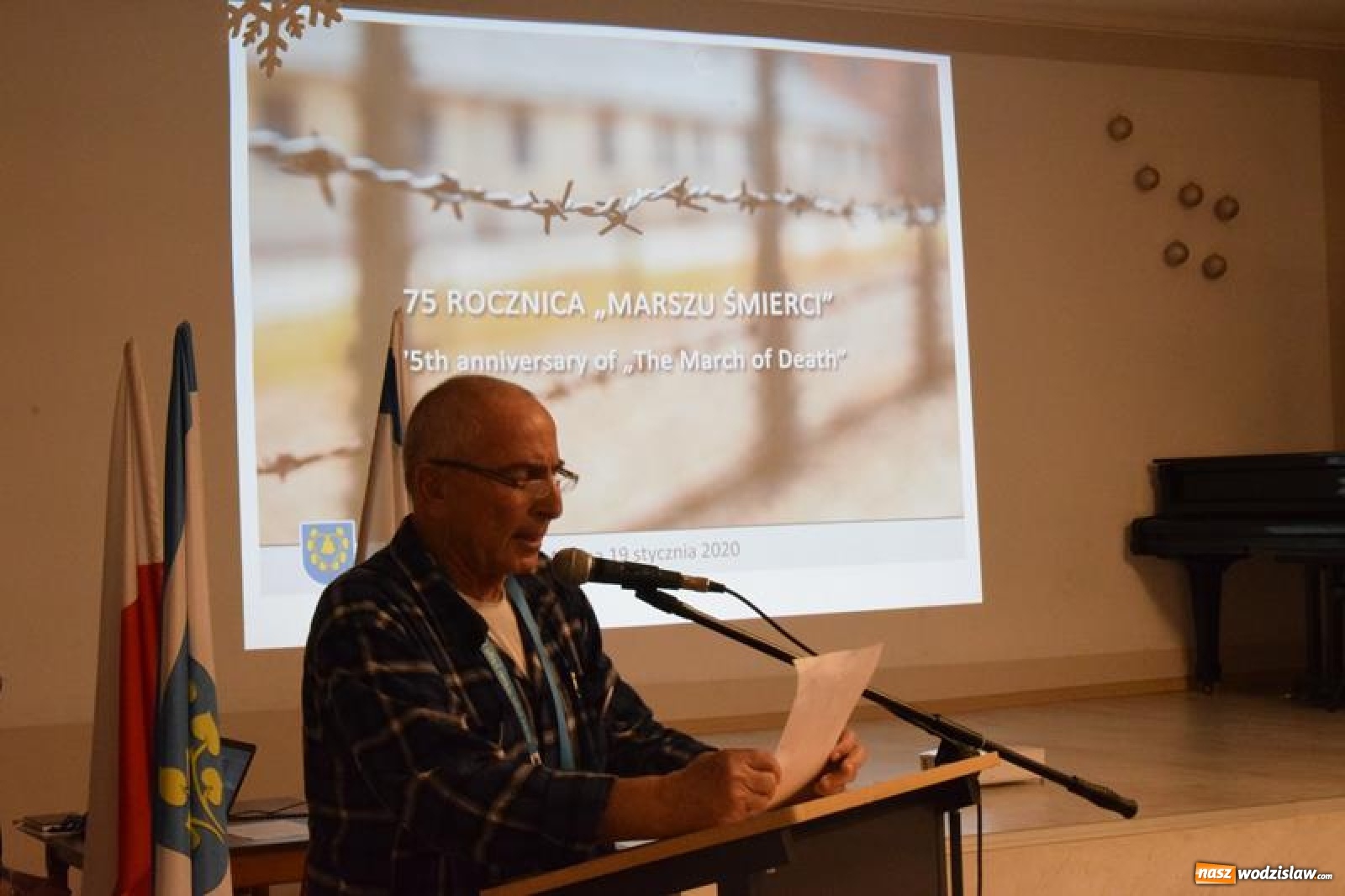 Zdjęcie w galerii na portalu naszwodzislaw.com: Tak Mszana uczciła 75 rocznicę Marszu Śmierci wiadomości z regionu