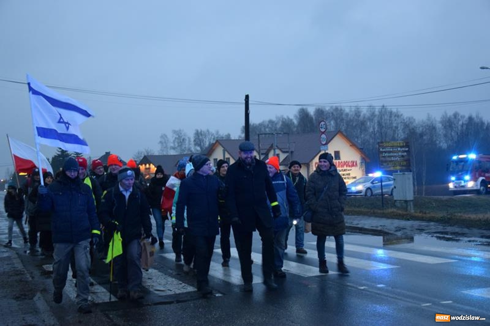 Zdjęcie w galerii na portalu naszwodzislaw.com: Tak Mszana uczciła 75 rocznicę Marszu Śmierci wiadomości z regionu