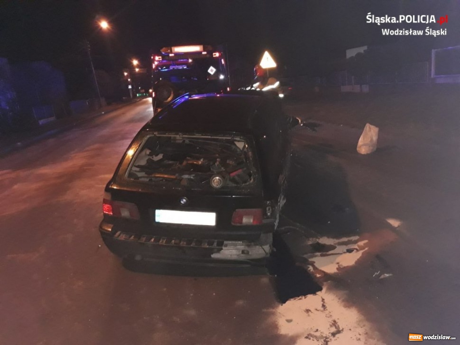 Zdjęcie w galerii na portalu naszwodzislaw.com: Więcej szczęścia niż rozumu. Policyjny pościg za BMW [WIDEO] wiadomości z regionu