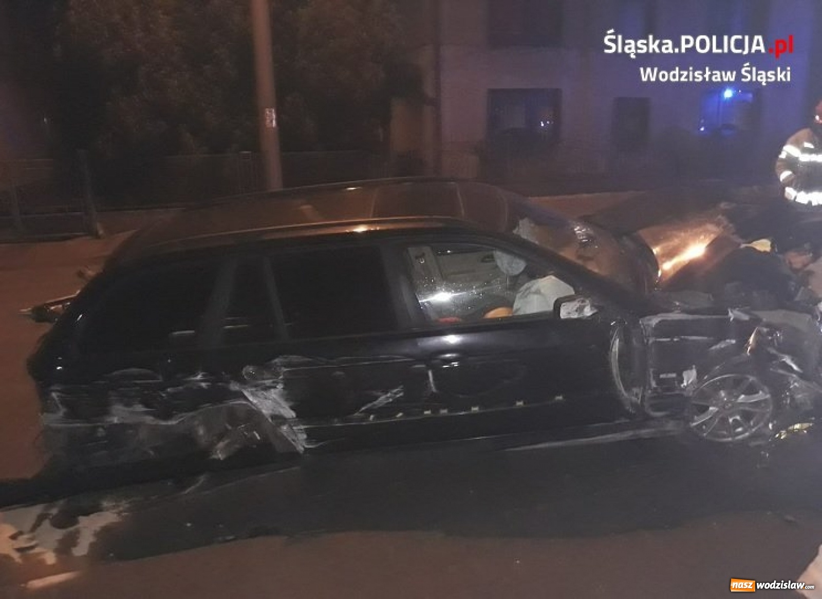 Zdjęcie w galerii na portalu naszwodzislaw.com: Więcej szczęścia niż rozumu. Policyjny pościg za BMW [WIDEO] wiadomości z regionu