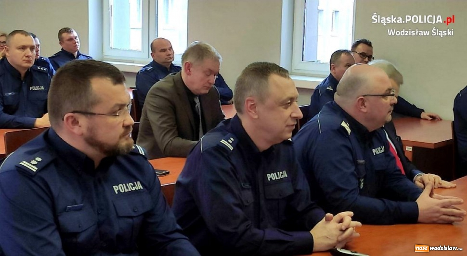 Zdjęcie w galerii na portalu naszwodzislaw.com: Wodzisławy policjanci podsumowali wyniki poprzedniego roku wiadomości z regionu