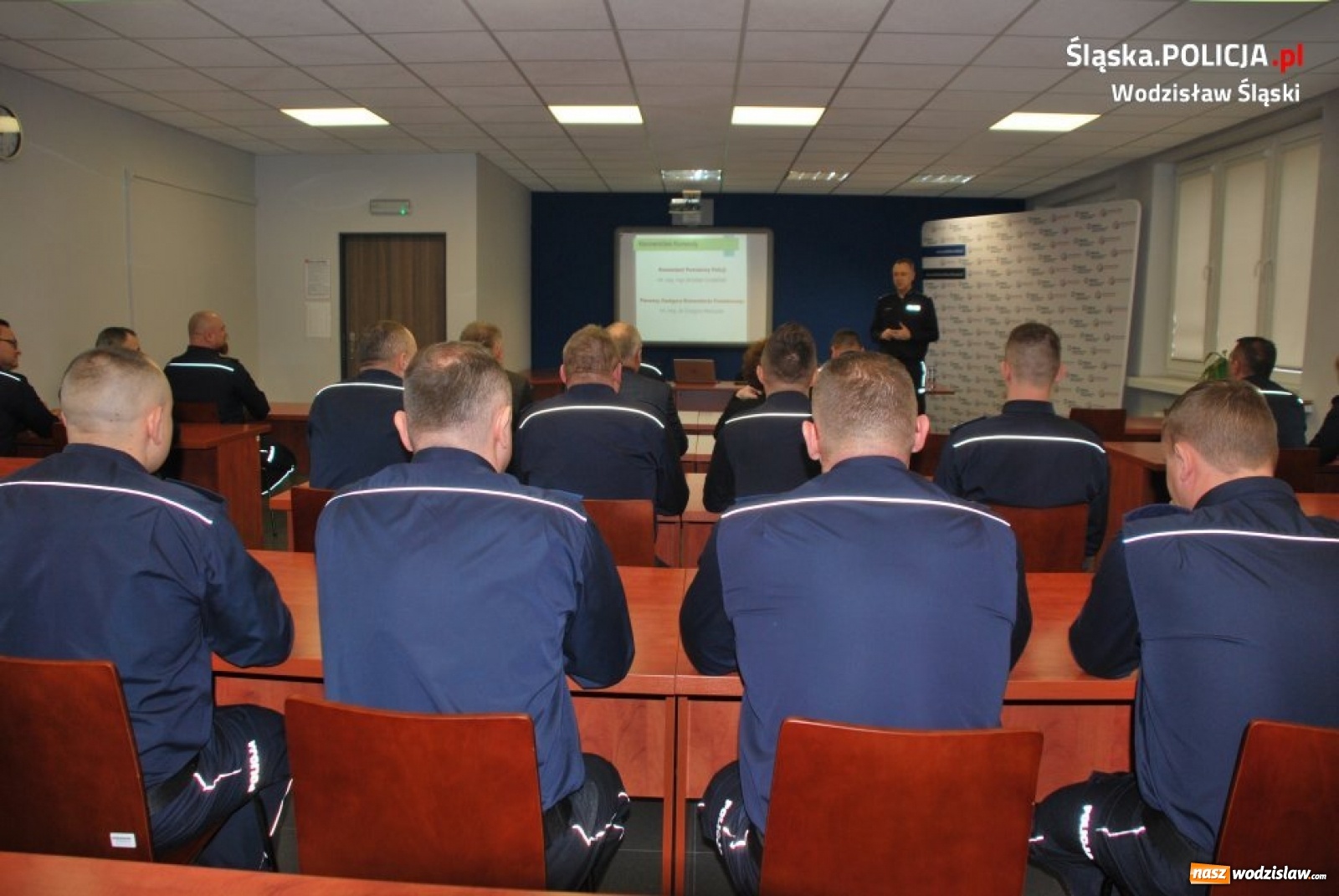 Zdjęcie w galerii na portalu naszwodzislaw.com: Wodzisławy policjanci podsumowali wyniki poprzedniego roku wiadomości z regionu