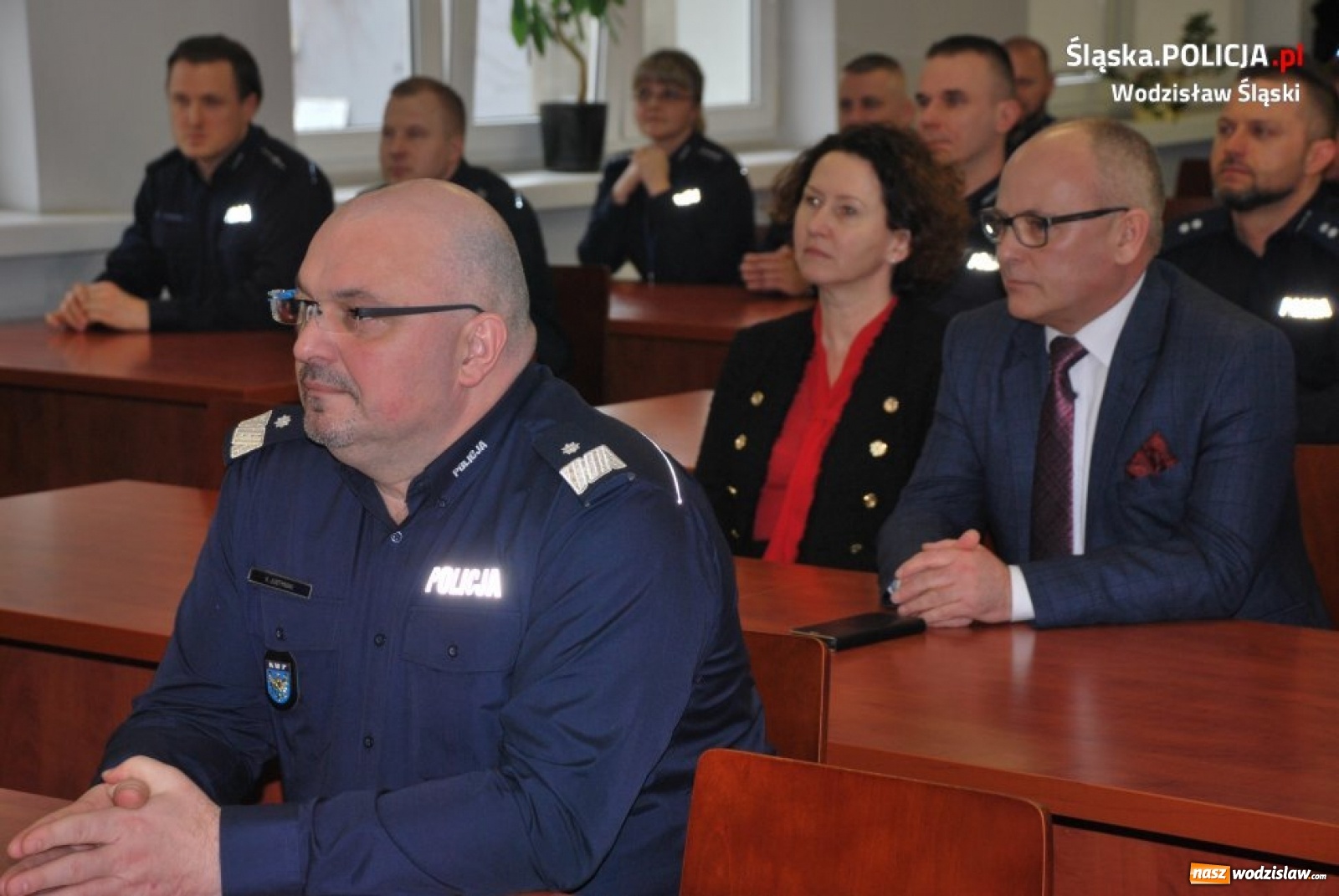 Zdjęcie w galerii na portalu naszwodzislaw.com: Wodzisławy policjanci podsumowali wyniki poprzedniego roku wiadomości z regionu