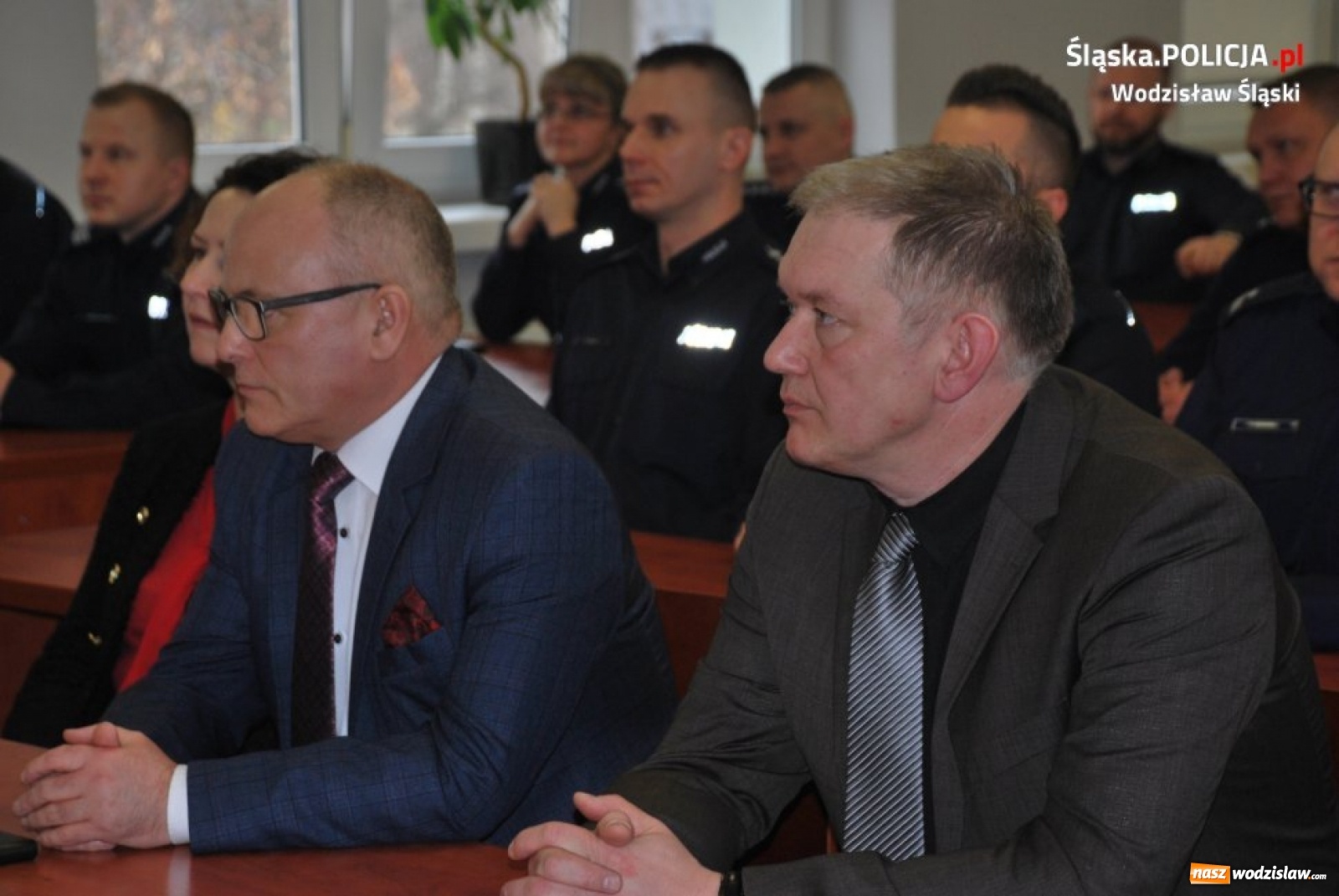 Zdjęcie w galerii na portalu naszwodzislaw.com: Wodzisławy policjanci podsumowali wyniki poprzedniego roku wiadomości z regionu