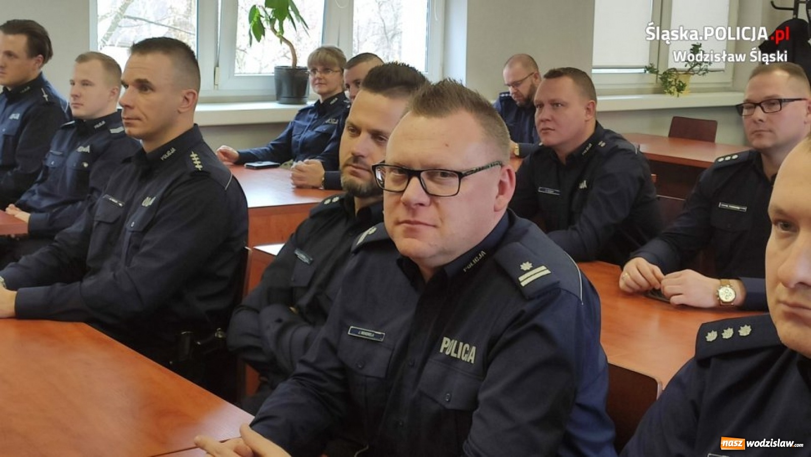 Zdjęcie w galerii na portalu naszwodzislaw.com: Wodzisławy policjanci podsumowali wyniki poprzedniego roku wiadomości z regionu