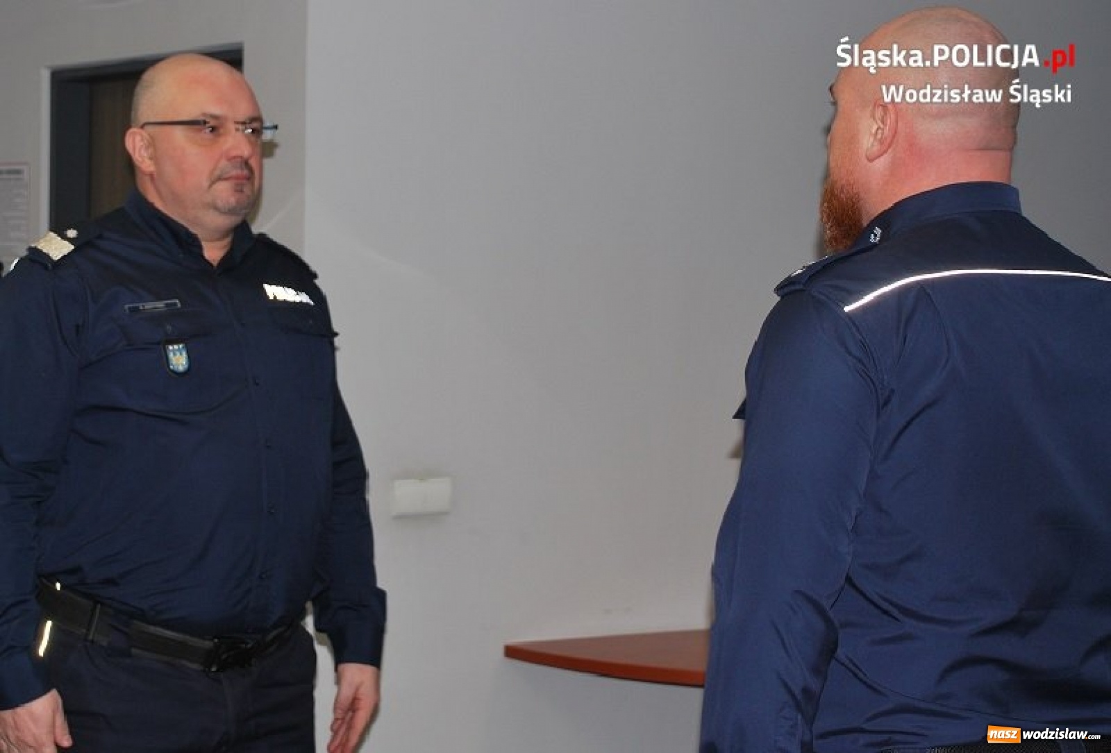 Zdjęcie w galerii na portalu naszwodzislaw.com: Wodzisławy policjanci podsumowali wyniki poprzedniego roku wiadomości z regionu