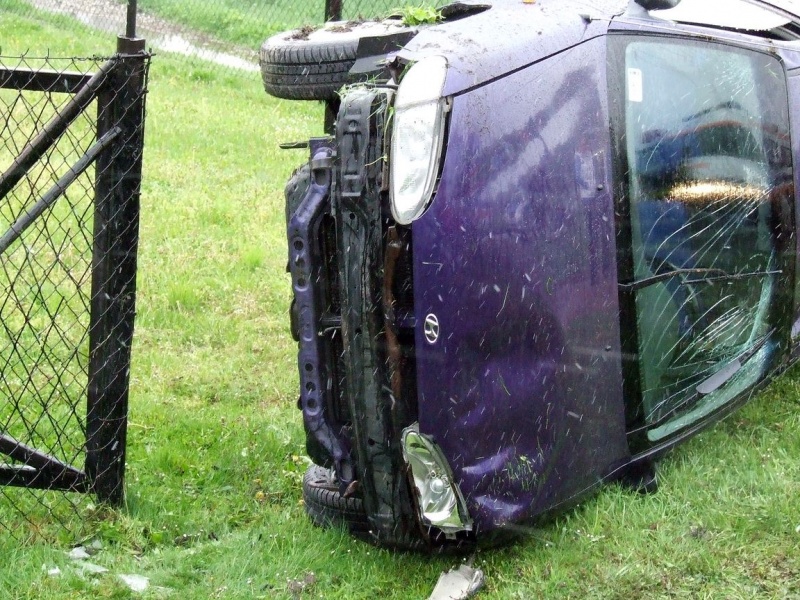 Zdjęcie w galerii na portalu naszwodzislaw.com: Kobieta ranna w wypadku  wiadomości z regionu