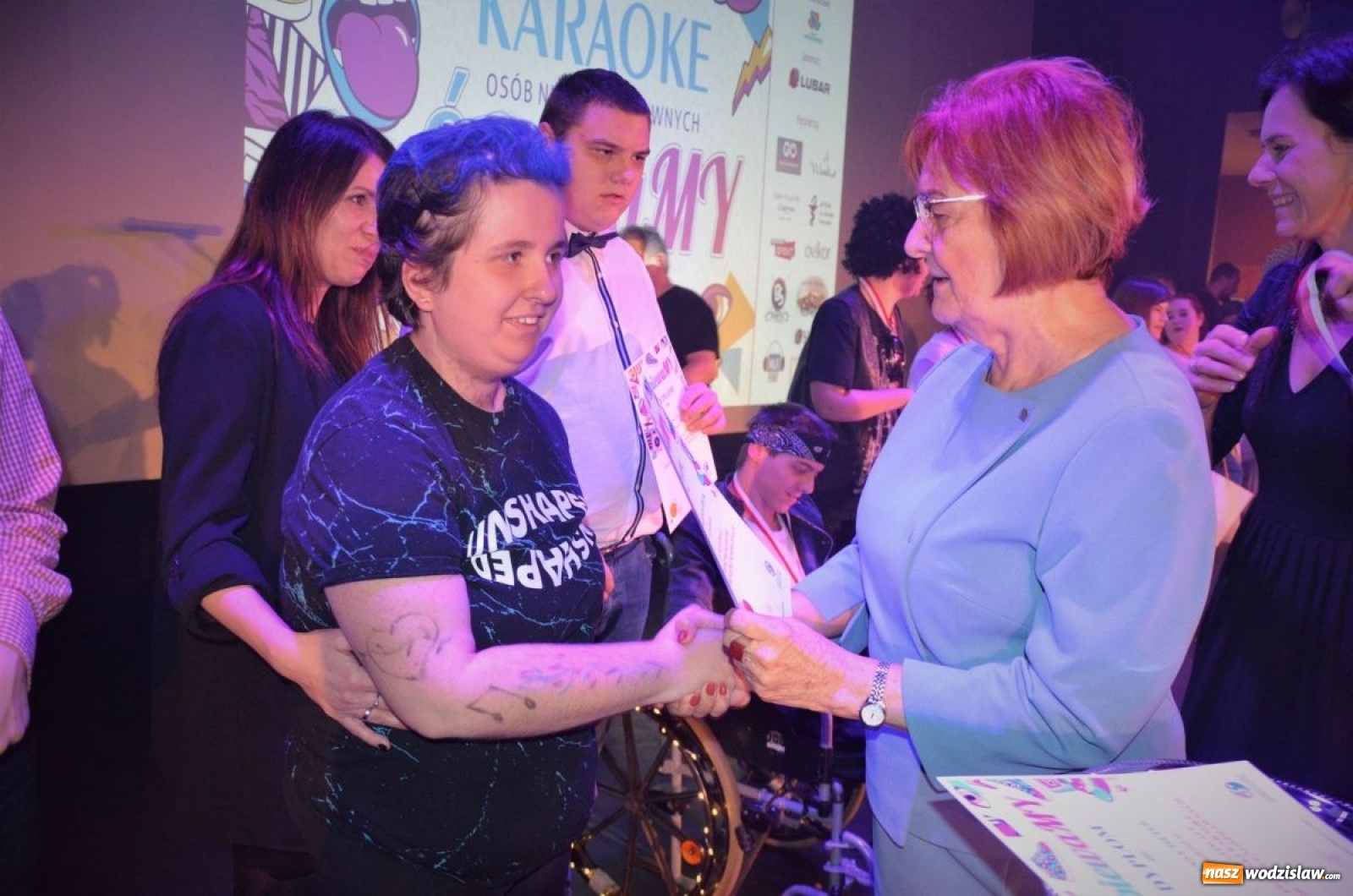 Zdjęcie w galerii na portalu naszwodzislaw.com: Za nami IV edycja Piosenki Karaoke Niepełnosprawnych [FOTO] wiadomości z regionu