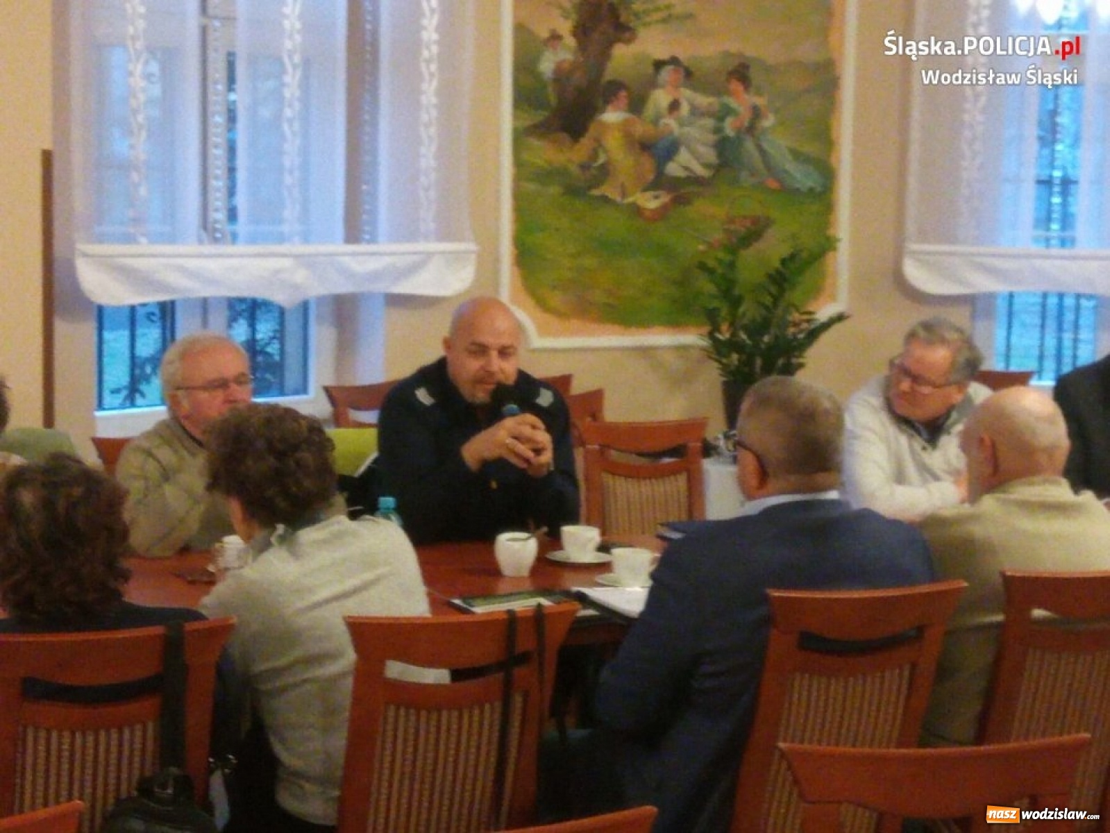 Zdjęcie w galerii na portalu naszwodzislaw.com: Policjanci z Wodzisławia spotkali się z seniorami wiadomości z regionu