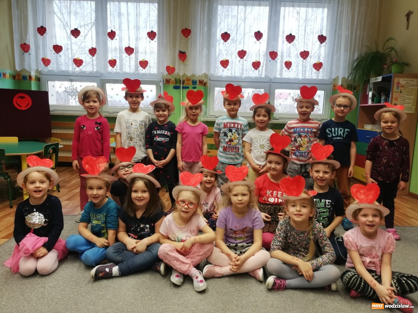 Zdjęcie w galerii na portalu naszwodzislaw.com: Walentynki przedszkolaków z ZSP3 wiadomości z regionu