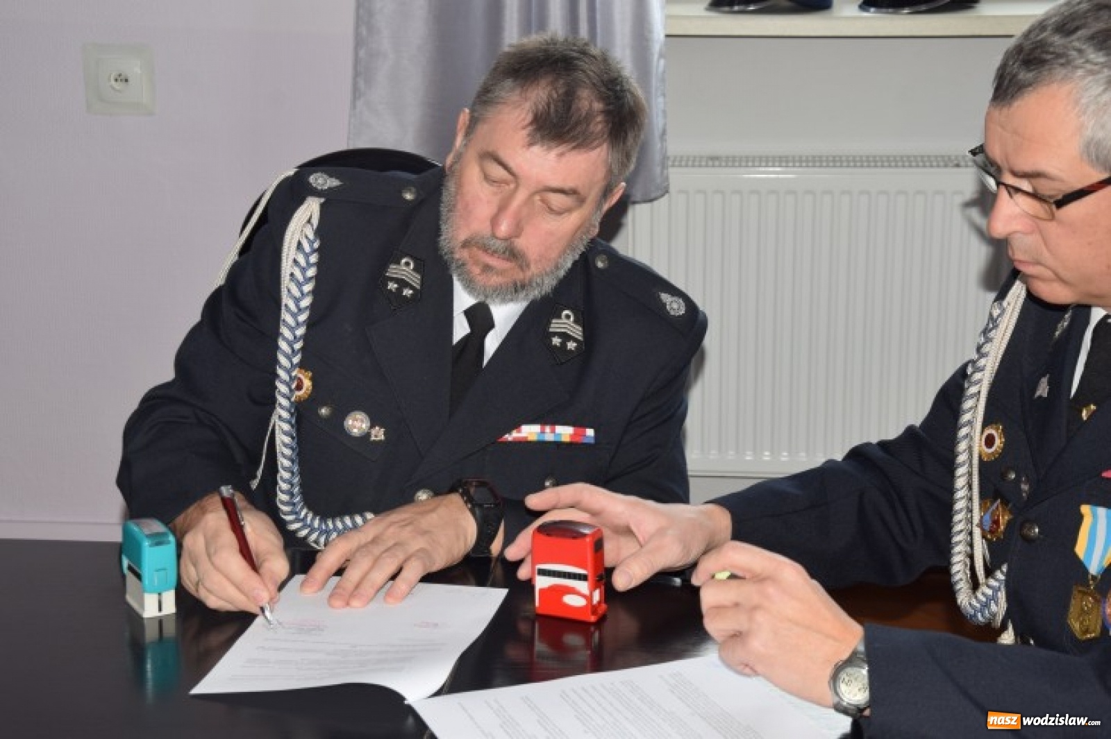 Zdjęcie w galerii na portalu naszwodzislaw.com: Umowa dotacyjna z OSP podpisana wiadomości z regionu