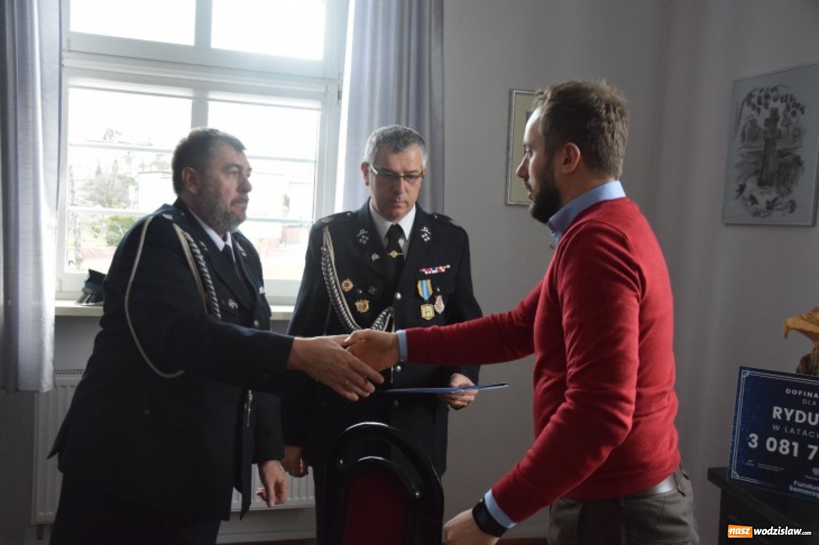 Zdjęcie w galerii na portalu naszwodzislaw.com: Umowa dotacyjna z OSP podpisana wiadomości z regionu