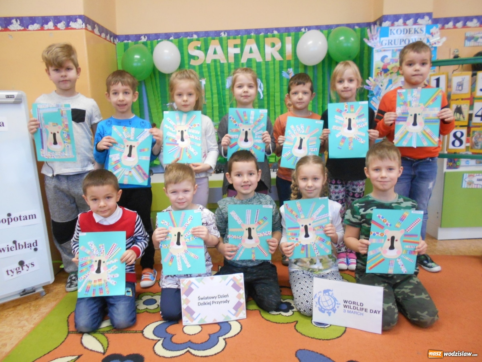 Zdjęcie w galerii na portalu naszwodzislaw.com: Światowy Dzień Dzikiej Przyrody w przedszkolu numer 18 wiadomości z regionu