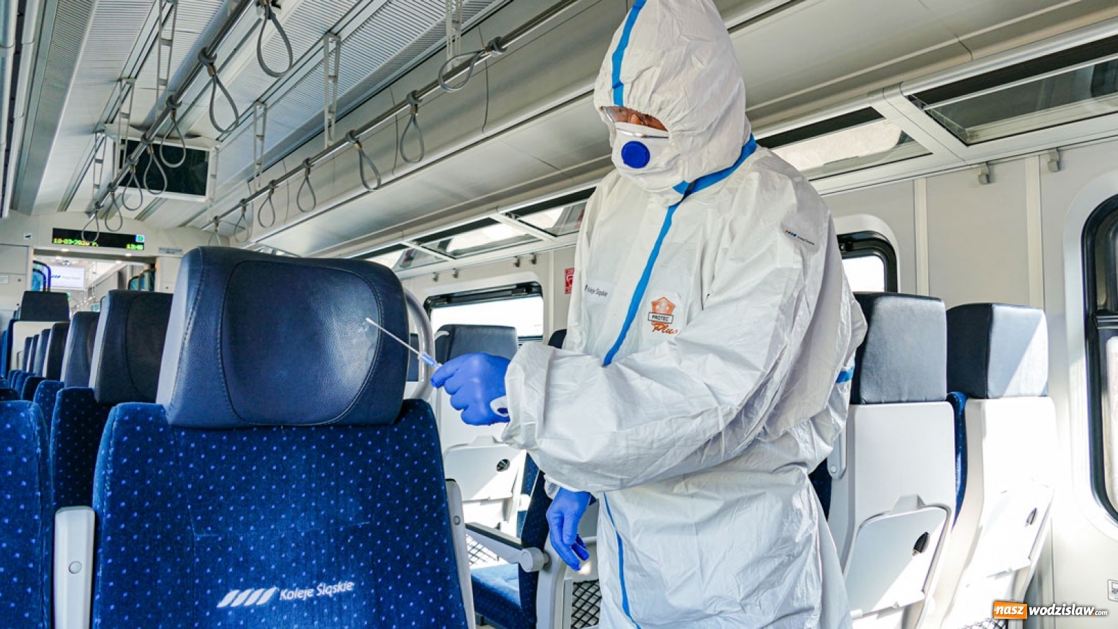 Zdjęcie w galerii na portalu naszwodzislaw.com: Nowa broń Kolei Śląskich w walce z koronawirusem wiadomości z regionu