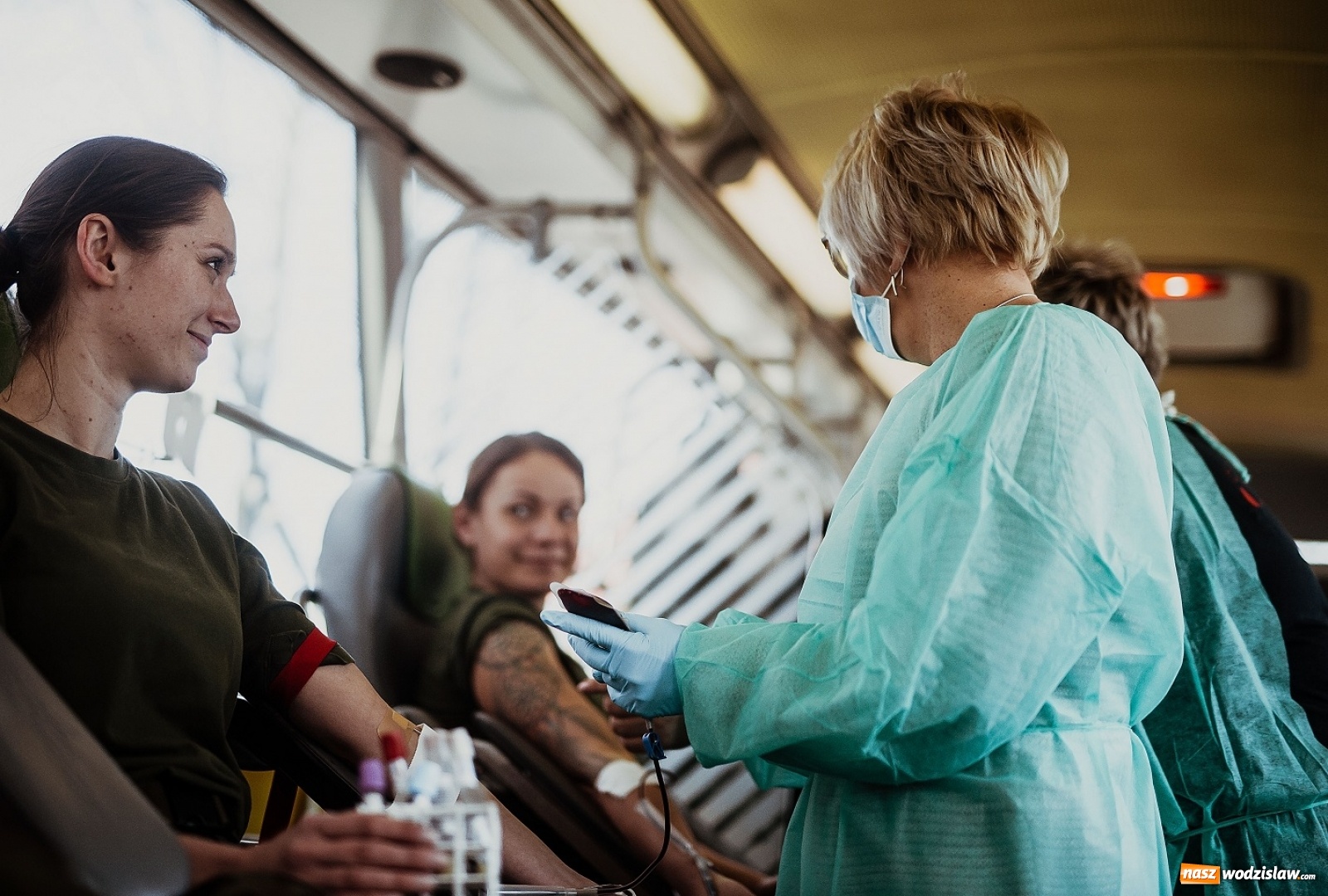 Zdjęcie w galerii na portalu naszwodzislaw.com: Terytorialsi reagują na apele centrów krwiodawstwa wiadomości z regionu