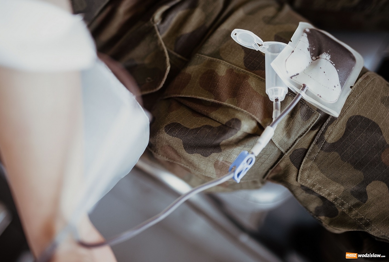 Zdjęcie w galerii na portalu naszwodzislaw.com: Terytorialsi reagują na apele centrów krwiodawstwa wiadomości z regionu