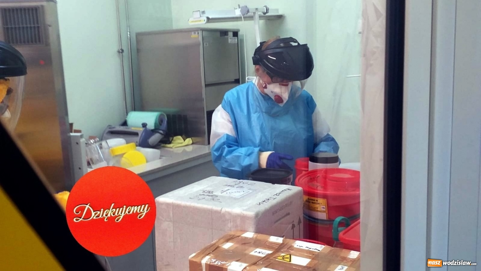 Zdjęcie w galerii na portalu naszwodzislaw.com: Tu wykonywane są testy na obecność koronawirusa [FOTO] wiadomości z regionu