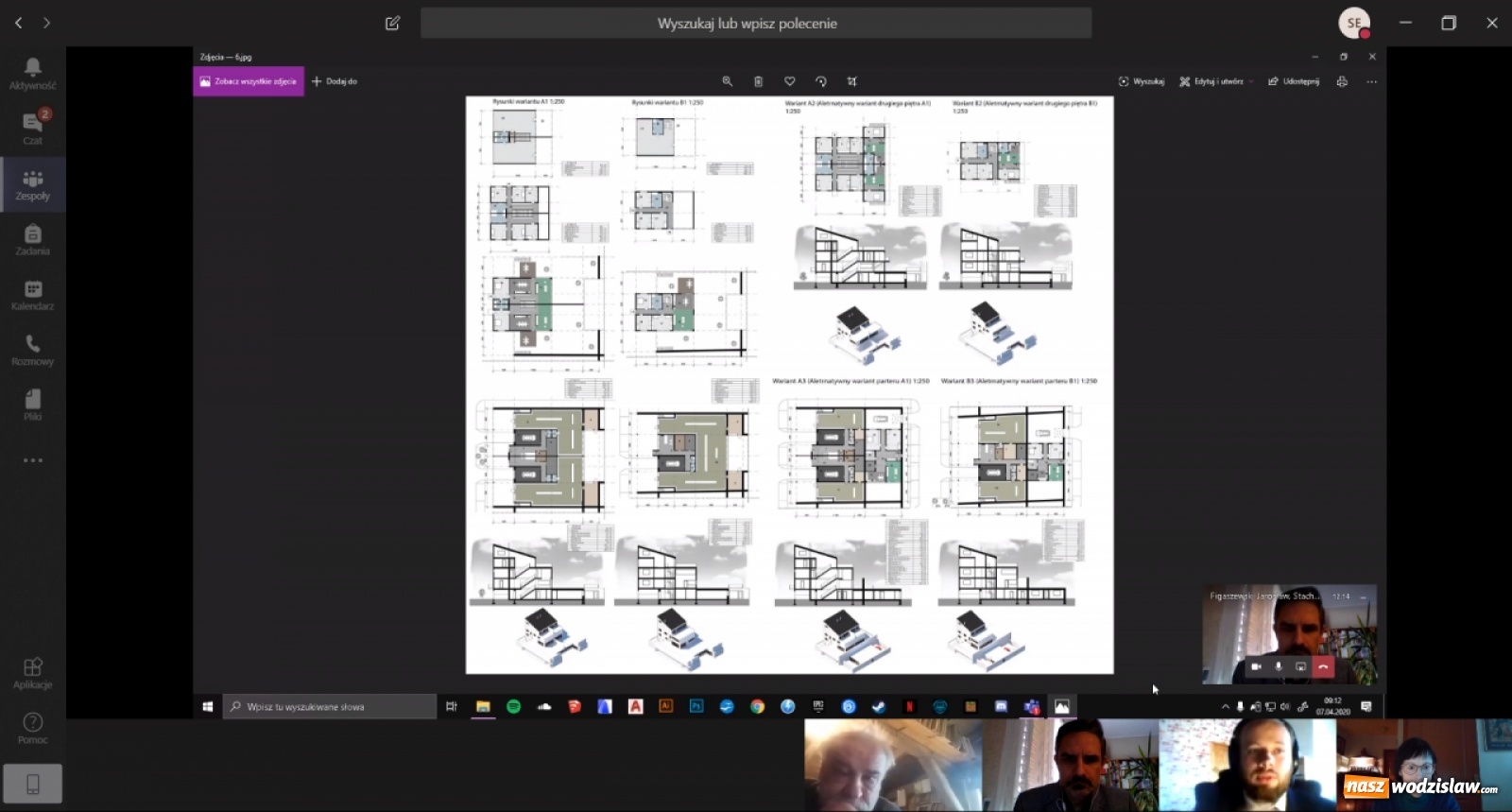 Zdjęcie w galerii na portalu naszwodzislaw.com: Za nami pierwsze obrony online w raciborskiej uczelni wiadomości z regionu