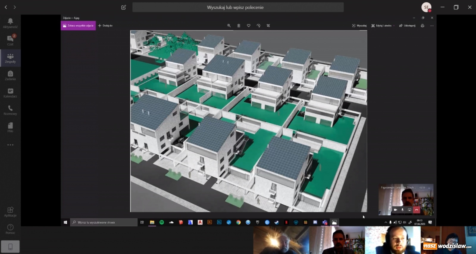 Zdjęcie w galerii na portalu naszwodzislaw.com: Za nami pierwsze obrony online w raciborskiej uczelni wiadomości z regionu