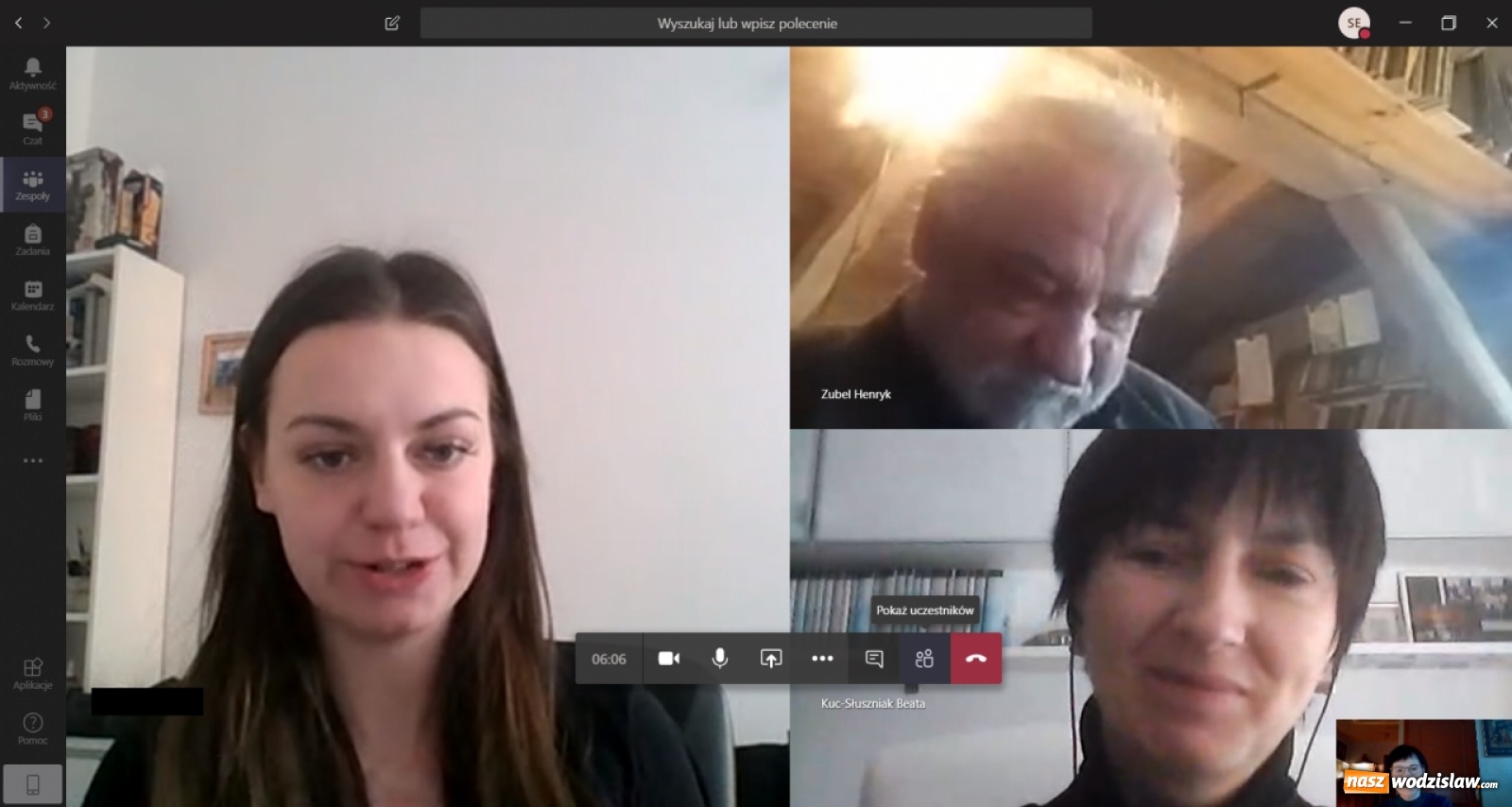 Zdjęcie w galerii na portalu naszwodzislaw.com: Za nami pierwsze obrony online w raciborskiej uczelni wiadomości z regionu