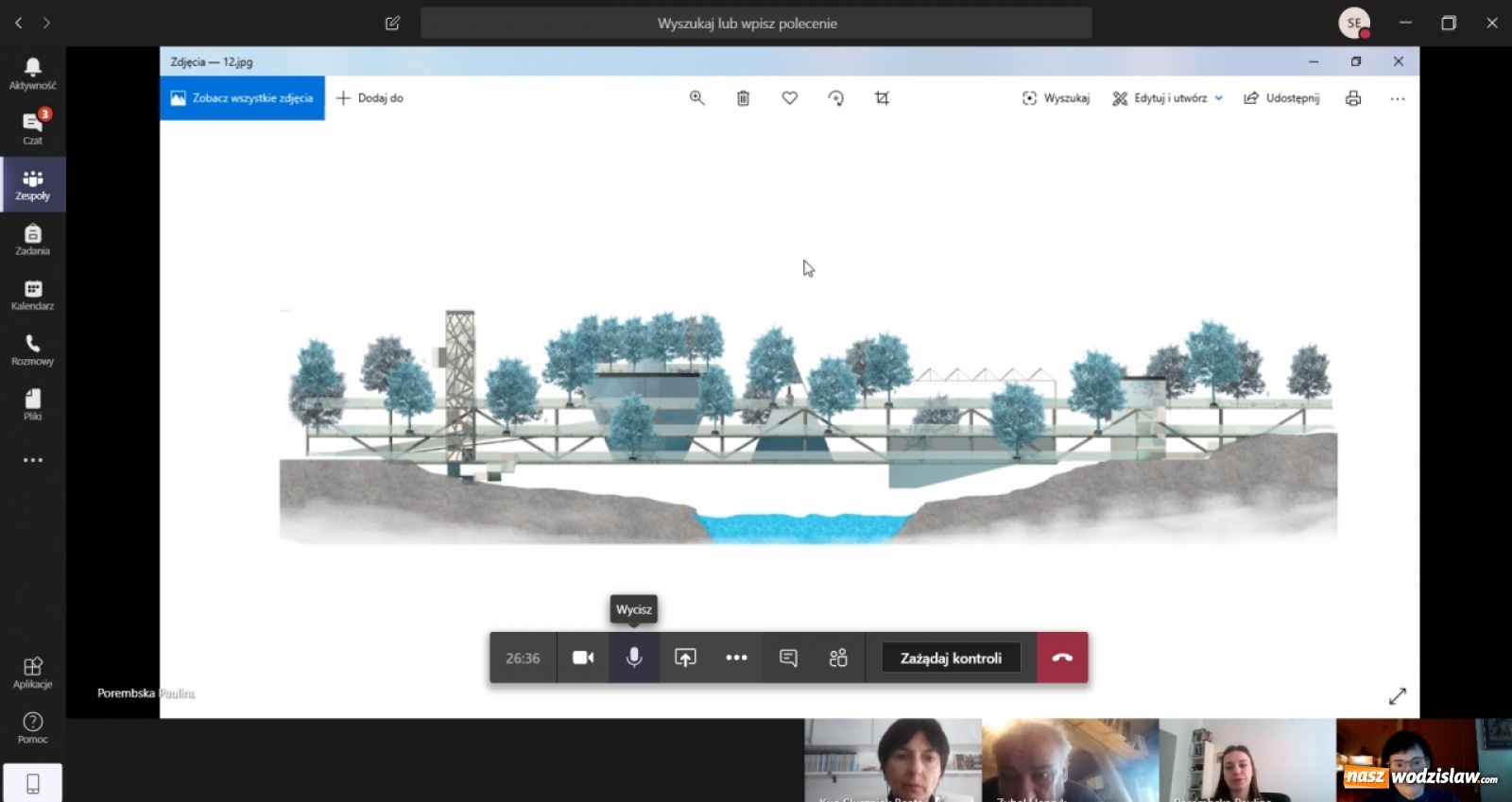 Zdjęcie w galerii na portalu naszwodzislaw.com: Za nami pierwsze obrony online w raciborskiej uczelni wiadomości z regionu