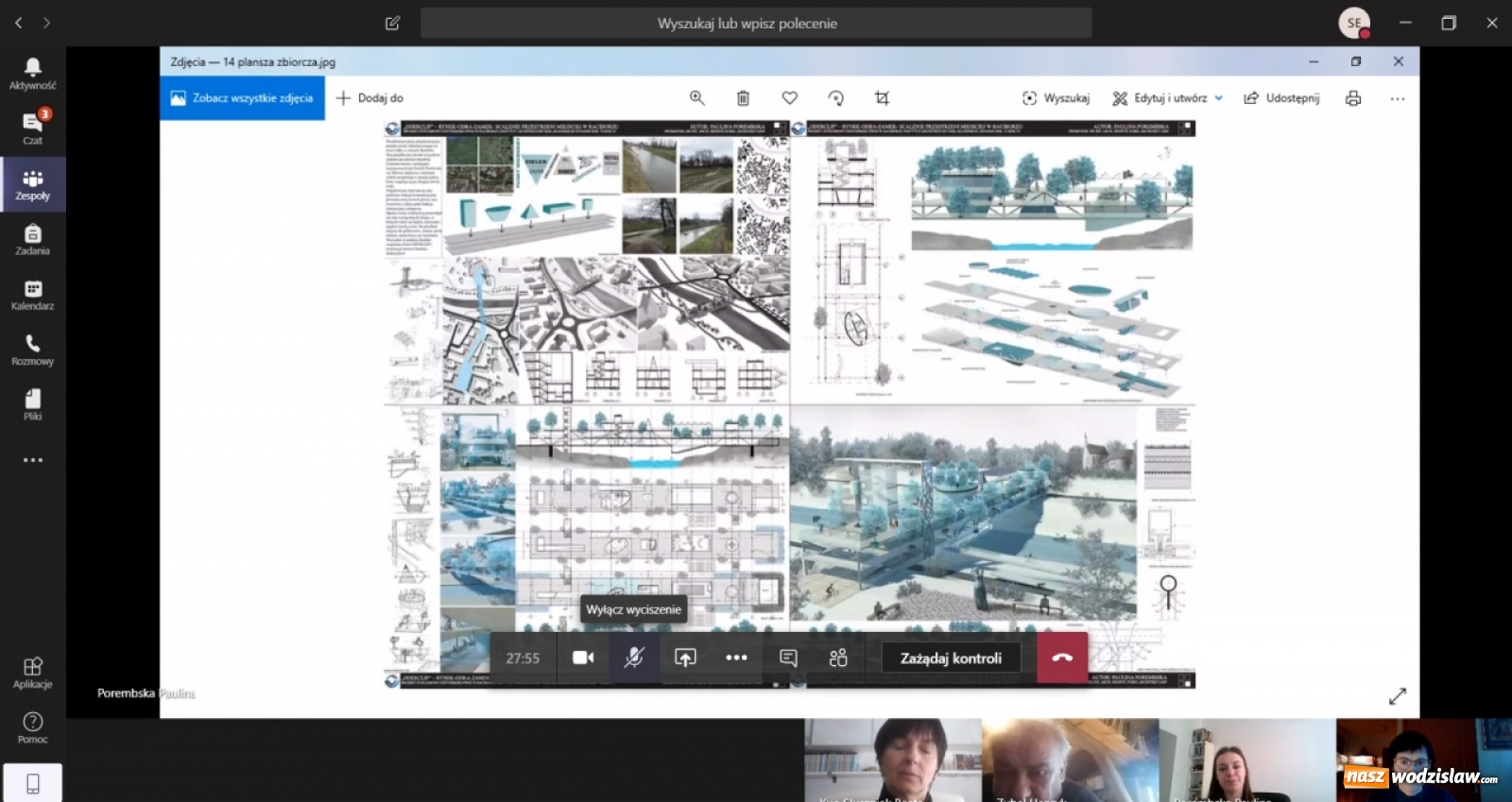 Zdjęcie w galerii na portalu naszwodzislaw.com: Za nami pierwsze obrony online w raciborskiej uczelni wiadomości z regionu