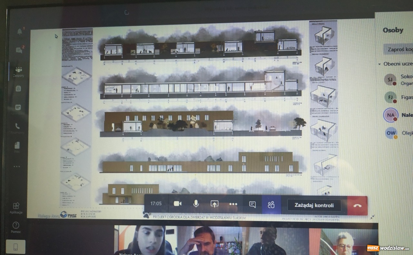 Zdjęcie w galerii na portalu naszwodzislaw.com: Za nami pierwsze obrony online w raciborskiej uczelni wiadomości z regionu