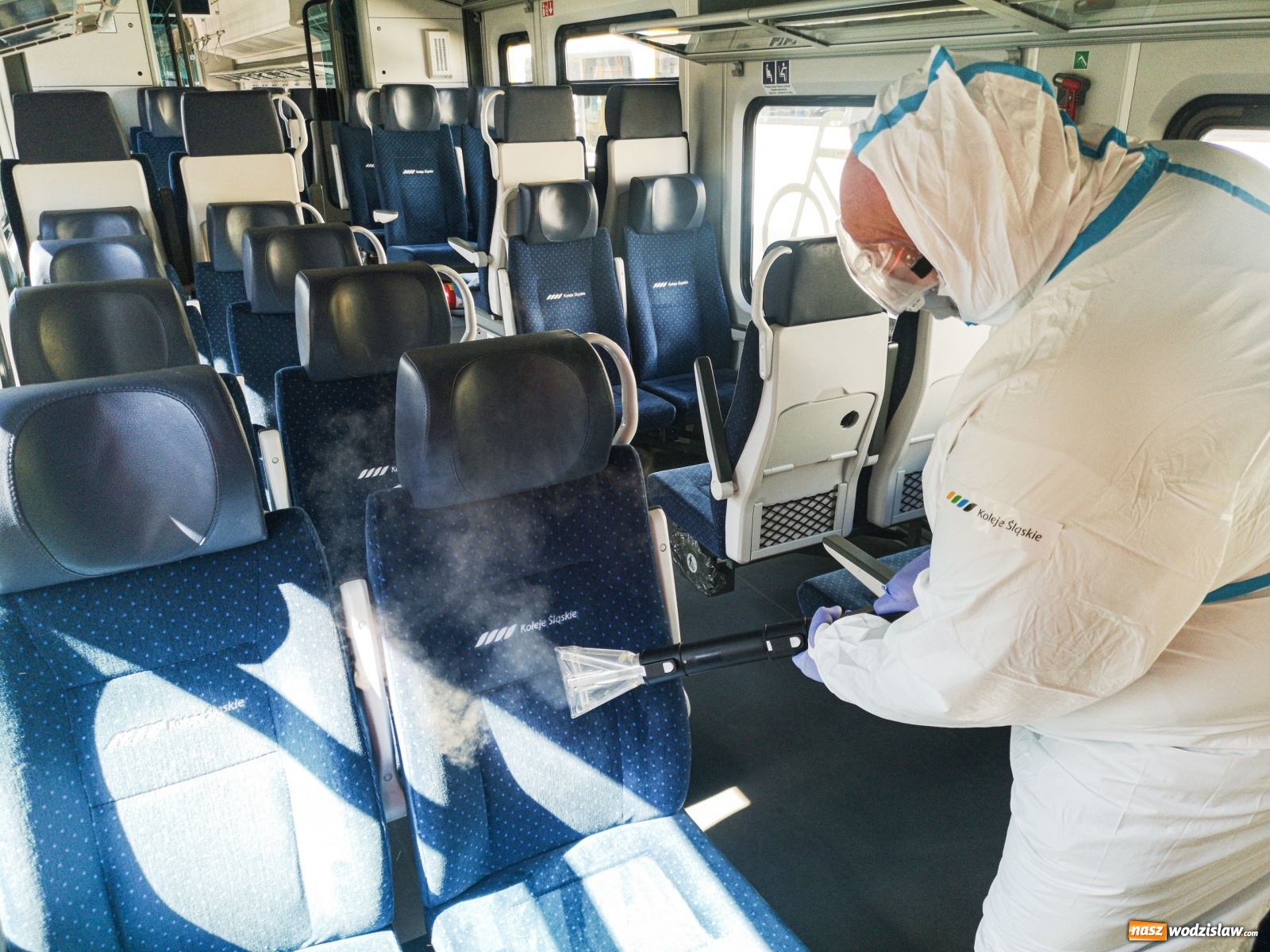 Zdjęcie w galerii na portalu naszwodzislaw.com: Koleje Śląskie podkręcają temperaturę. Sucha para nowym rozwiązaniem przewoźnika wiadomości z regionu