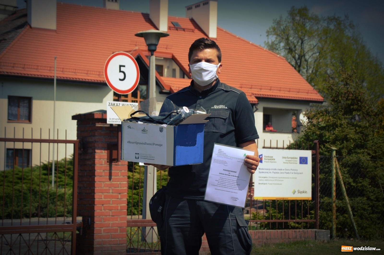 Zdjęcie w galerii na portalu naszwodzislaw.com: Raciborski Zakład Karny z pomocą dla gorzyckiego DPS wiadomości z regionu