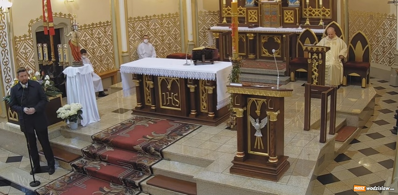 Zdjęcie w galerii na portalu naszwodzislaw.com: Inne niż zwykle obchody 3 Maja w Wodzisławiu Śląskim wiadomości z regionu