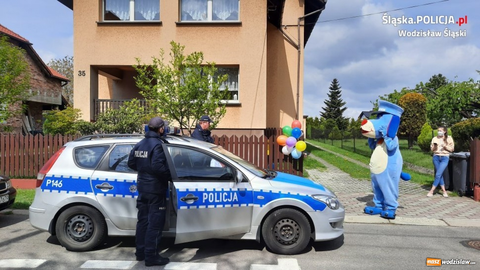 Zdjęcie w galerii na portalu naszwodzislaw.com: Urodzinowa niespodzianka dla 4-latka z Radlina wiadomości z regionu