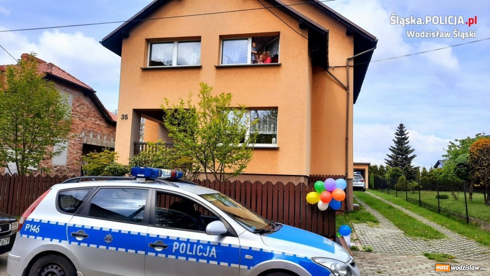 Zdjęcie w galerii na portalu naszwodzislaw.com: Urodzinowa niespodzianka dla 4-latka z Radlina wiadomości z regionu