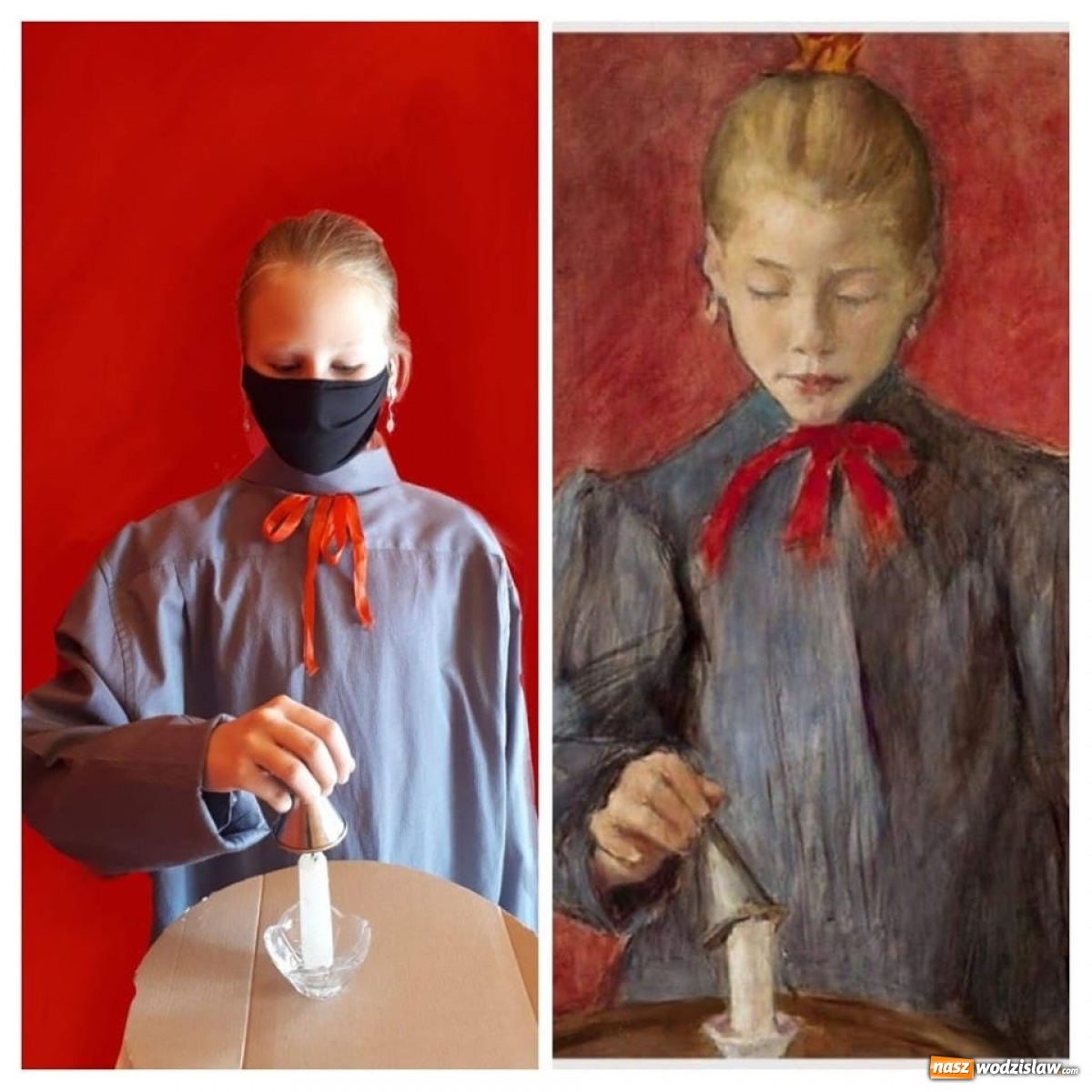 Zdjęcie w galerii na portalu naszwodzislaw.com: Połomia. Konkurs edukacyjny Co kryje maska? wiadomości z regionu