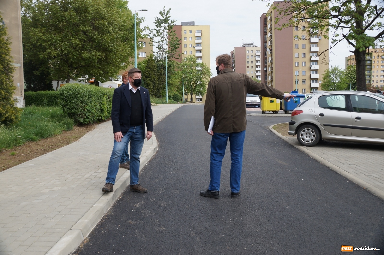 Zdjęcie w galerii na portalu naszwodzislaw.com: Zakończył się remont drogi na Placu Zwycięstwa wiadomości z regionu