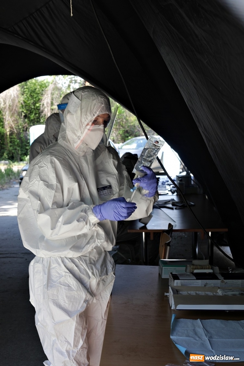 Zdjęcie w galerii na portalu naszwodzislaw.com: Śląscy terytorialsi pobrali ponad 12 tysięcy wymazów wiadomości z regionu