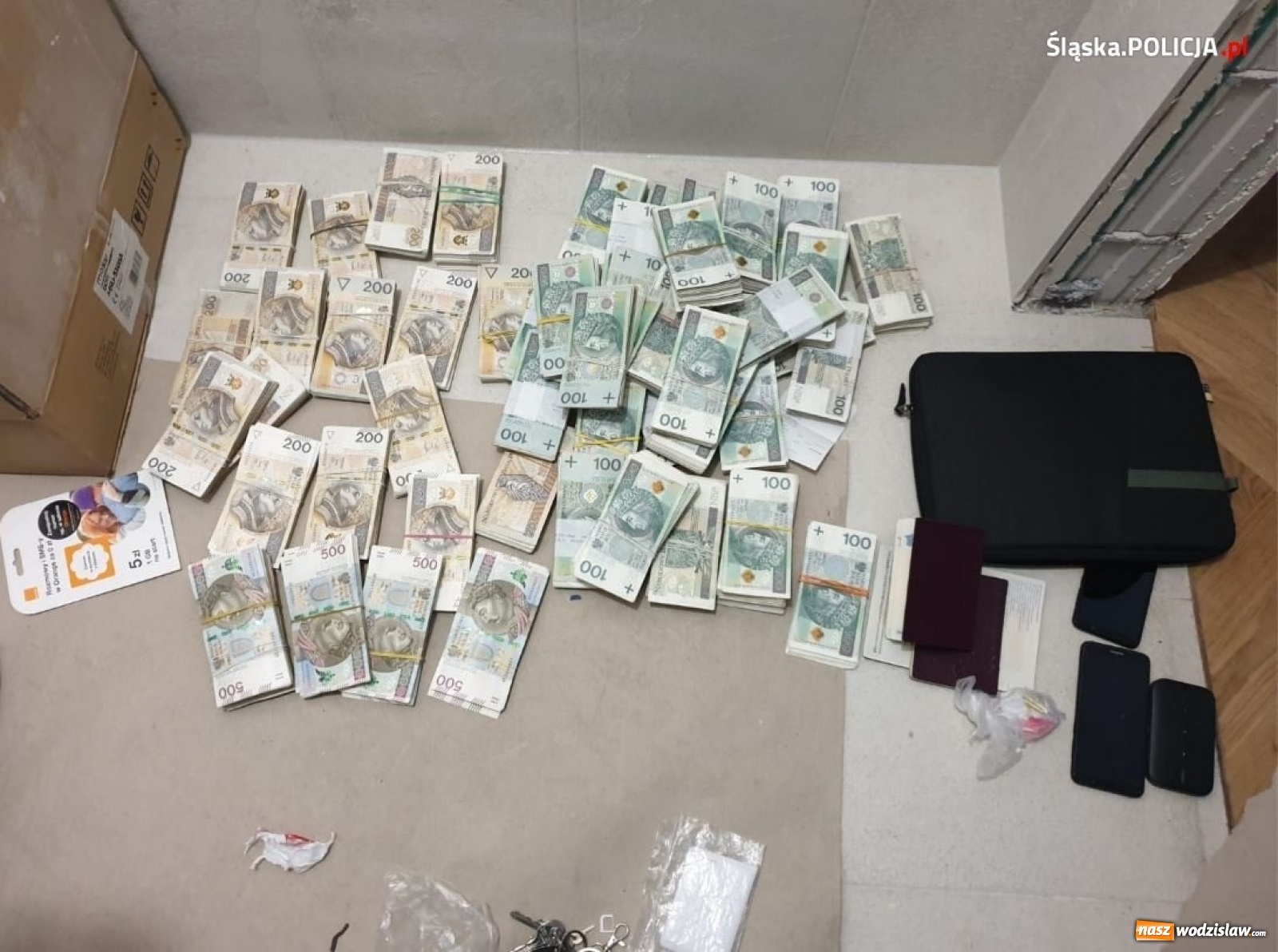 Zdjęcie w galerii na portalu naszwodzislaw.com: Śląska policja zatrzymała członków międzynarodowego gangu wiadomości z regionu
