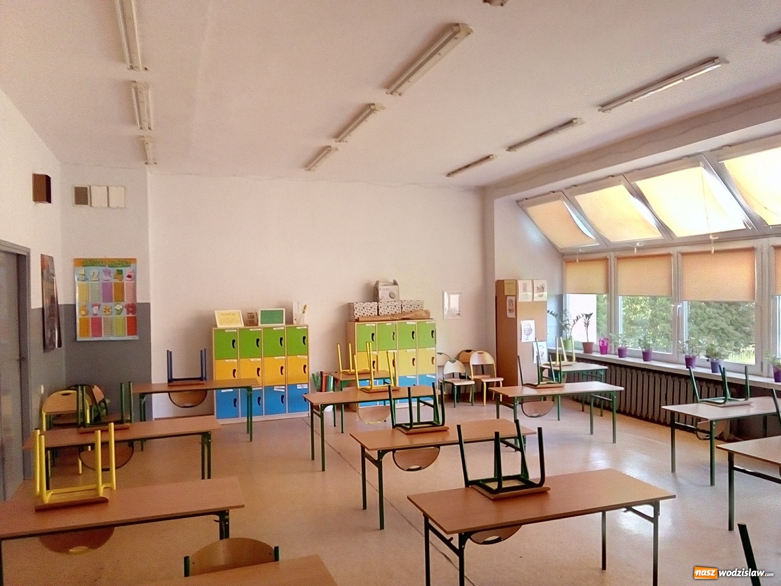 Zdjęcie w galerii na portalu naszwodzislaw.com: Trwają remonty i prace porządkowe w placówkach oświatowych w Wodzisławiu Śląskim wiadomości z regionu